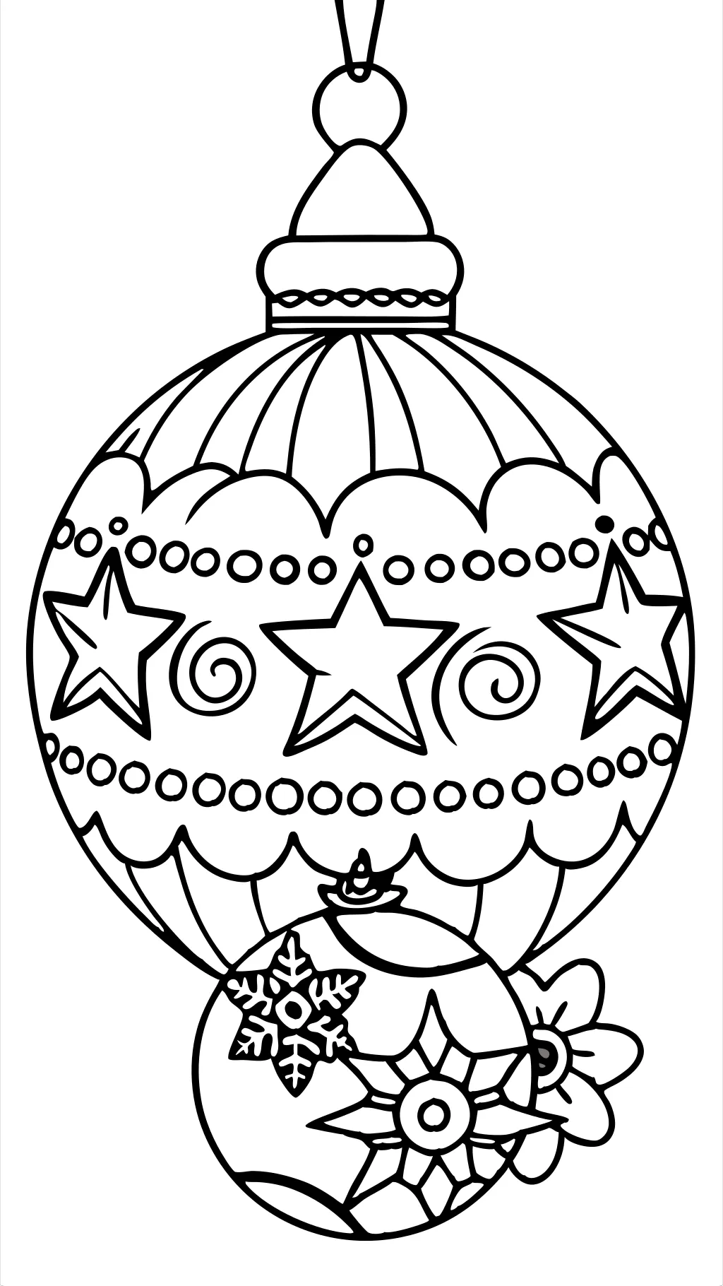 ornaments coloring page